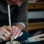 Juliet Macleod in her studio 2018